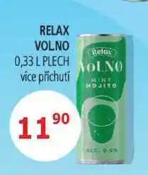 BENE Nápoje RELAX VOLNO 0,33 L PLECH nabídka