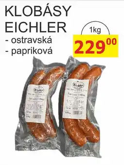 BENE Nápoje KLOBÁSY EICHLER - ostravská - papriková 1kg nabídka
