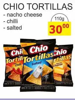 BENE Nápoje Chio Tortillas Kukuřičný snack 110g, vybrané druhy nabídka