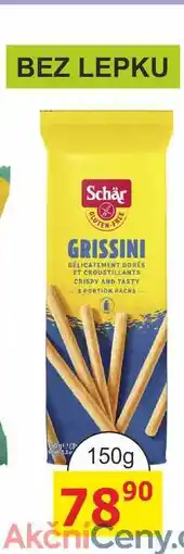BENE Nápoje SCHÄR - GRISSINI 150g nabídka