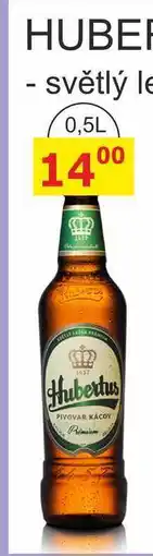 BENE Nápoje Pivovar Kácov Hubertus Pivo světlý ležák 0,5l nabídka