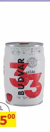 BENE Nápoje Budweiser Budvar, Budvar33, pivo světlý ležák 5l sud nabídka