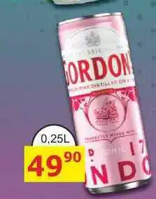 BENE Nápoje Gordon London Dry Gin + tonic míchaný drink 0,25l plechovka nabídka