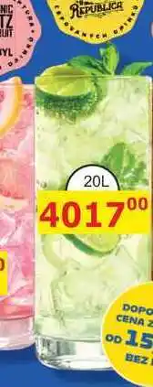 BENE Nápoje Mojito REPUBLICA 20L, čepovaný drink nabídka