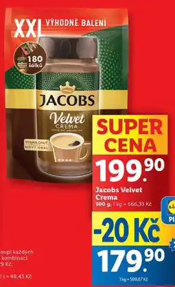 Lidl Jacobs Velvet Crema, 300 g nabídka