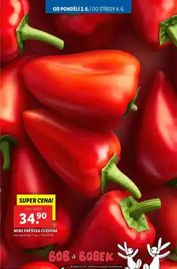 Lidl MINI PAPRIKA ČERVENÁ, 250 g nabídka