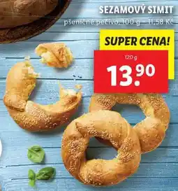 Lidl SEZAMOVÝ SIMIT, 120 g nabídka