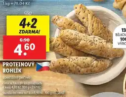 Lidl PROTEINOVÝ ROHLÍK, 60 g nabídka