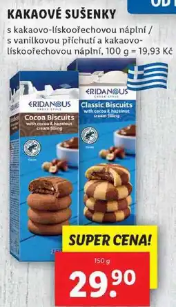Lidl KAKAOVÉ SUŠENKY, 150 g nabídka