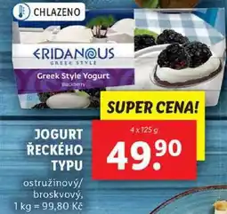 Lidl JOGURT ŘECKÉHO TYPU, 4x 125 g nabídka