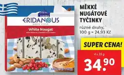 Lidl MĚKKÉ NUGÁTOVÉ TYČINKY, 4x 35 g nabídka