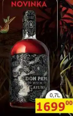 BENE Nápoje Don Papa Gayuma 0,7l 40% GB nabídka