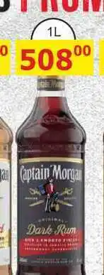 BENE Nápoje Captain Morga Dark Rum 1L nabídka