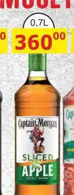 BENE Nápoje Captain Morgan Sliced Apple 0,7L nabídka