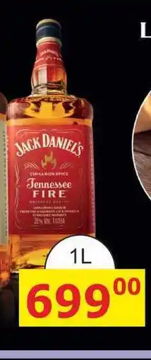 BENE Nápoje Jack Daniel's Tennessee fire likér s příchutí skořice 1l nabídka