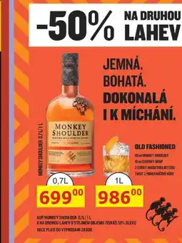 BENE Nápoje Monkey Shoulder 0,7l 40% nabídka