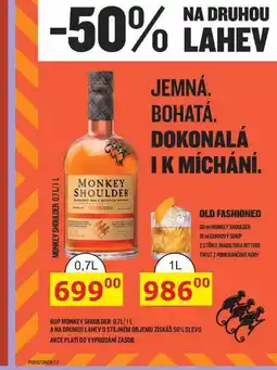 BENE Nápoje Monkey Shoulder 1l 40% nabídka