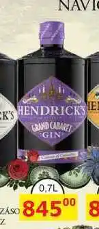 BENE Nápoje Hendrick's Gin Grand Cabaret 0,7l 43,4% nabídka
