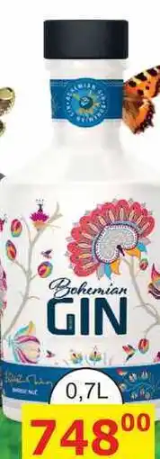 BENE Nápoje Bohemian Gin 0,7l 45% nabídka