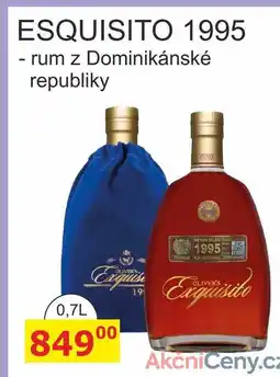 BENE Nápoje ESQUISITO 1995 - rum z Dominikánské republiky 0,7L nabídka
