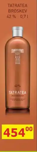 BENE Nápoje TATRATEA BROSKEV 42% 0,7L nabídka