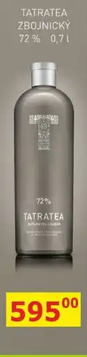 BENE Nápoje TATRATEA ZBOJNICKÝ 72% 0,7L nabídka
