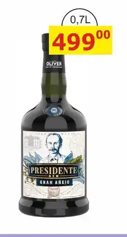 BENE Nápoje Presidente Marti Gran Aňejo 0,7l 40% nabídka