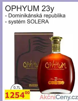 BENE Nápoje Ophyum 23 Systema Solera 0,7l 40% nabídka
