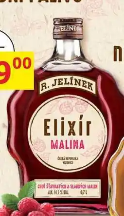 BENE Nápoje R. JELÍNEK Elixír z malin 0,7l nabídka