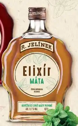 BENE Nápoje R. JELÍNEK Elixír z máty 0,7l nabídka