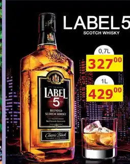 BENE Nápoje LABEL5 SCOTCH WHISKY 1L nabídka