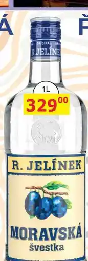 BENE Nápoje R. JELÍNEK Moravská švestka 40% 1l nabídka