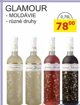 BENE Nápoje GLAMOUR - MOLDÁVIE, Různé druhy 0,75L nabídka