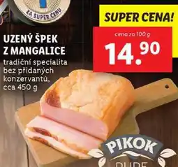 UZENÝ ŠPEK Z MANGALICE, cena za 100 g