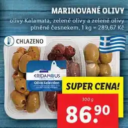 Lidl MARINOVANÉ OLIVY, 300 g nabídka