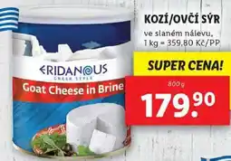 Lidl KOZÍ/OVČÍ SÝR, 800 g nabídka