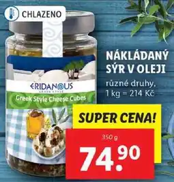 Lidl NÁKLÁDANÝ SÝR V OLEJI, 350 g nabídka