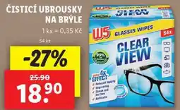 Lidl ČISTICÍ UBROUSKY NA BRÝLE, 54 ks nabídka