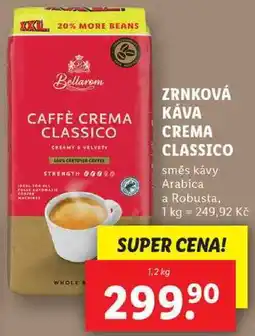 Lidl ZRNKOVÁ KÁVA CREMA CLASSICO, 1,2 kg nabídka