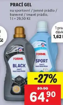 Lidl PRACÍ GEL, 2,2 l nabídka