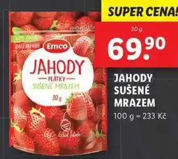 Lidl JAHODY SUŠENÉ MRAZEM, 30 g nabídka