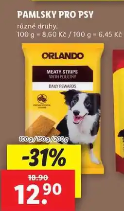 Lidl PAMLSKY PRO PSY, 100 g/150 g/200 g nabídka