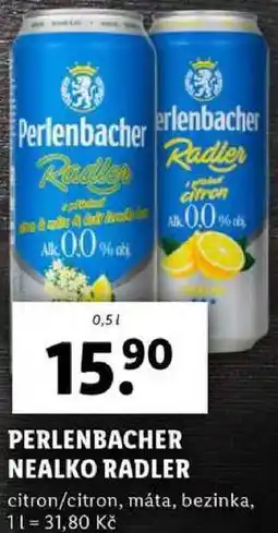 Lidl PERLENBACHER NEALKO RADLER, 0,5 l nabídka