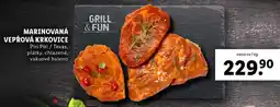 Lidl MARINOVANÁ VEPŘOVÁ KRKOVICE, cena za 1 kg nabídka