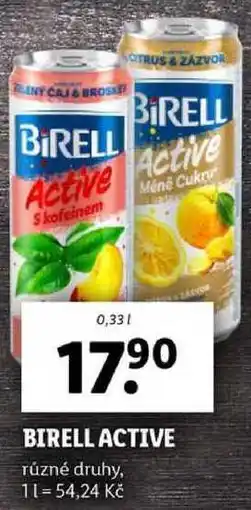 Lidl BIRELL ACTIVE, 0,33 l nabídka