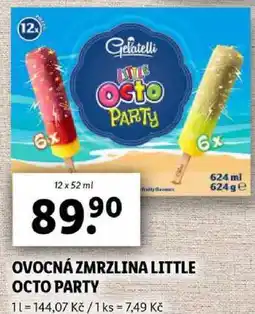 Lidl OVOCNÁ ZMRZLINA LITTLE OCTO PARTY, 12x 52 ml nabídka