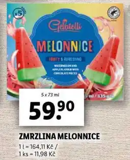 Lidl ZMRZLINA MELONNICE, 5x 73 ml nabídka