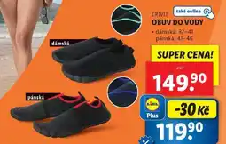 Lidl OBUV DO VODY nabídka