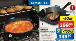 Lidl LITINOVÁ GRILOVACÍ PÁNEV nabídka