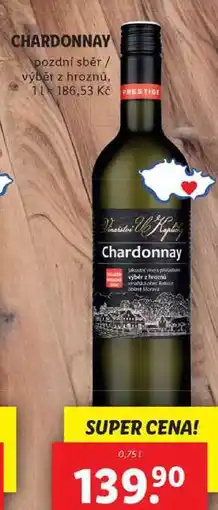 Lidl CHARDONNAY, 0,75 l nabídka